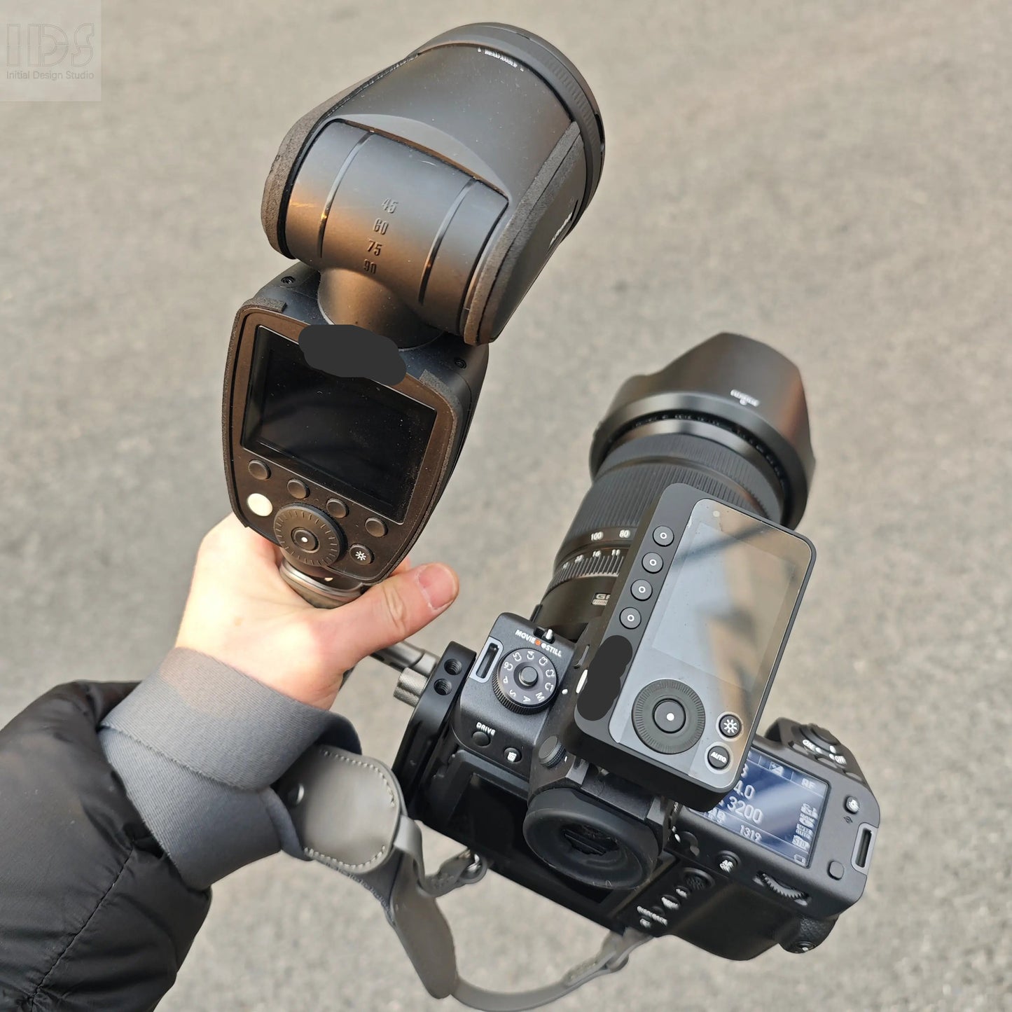 IDSworks GFX series modular base plate and L-bracket attachment IDS initial design studio